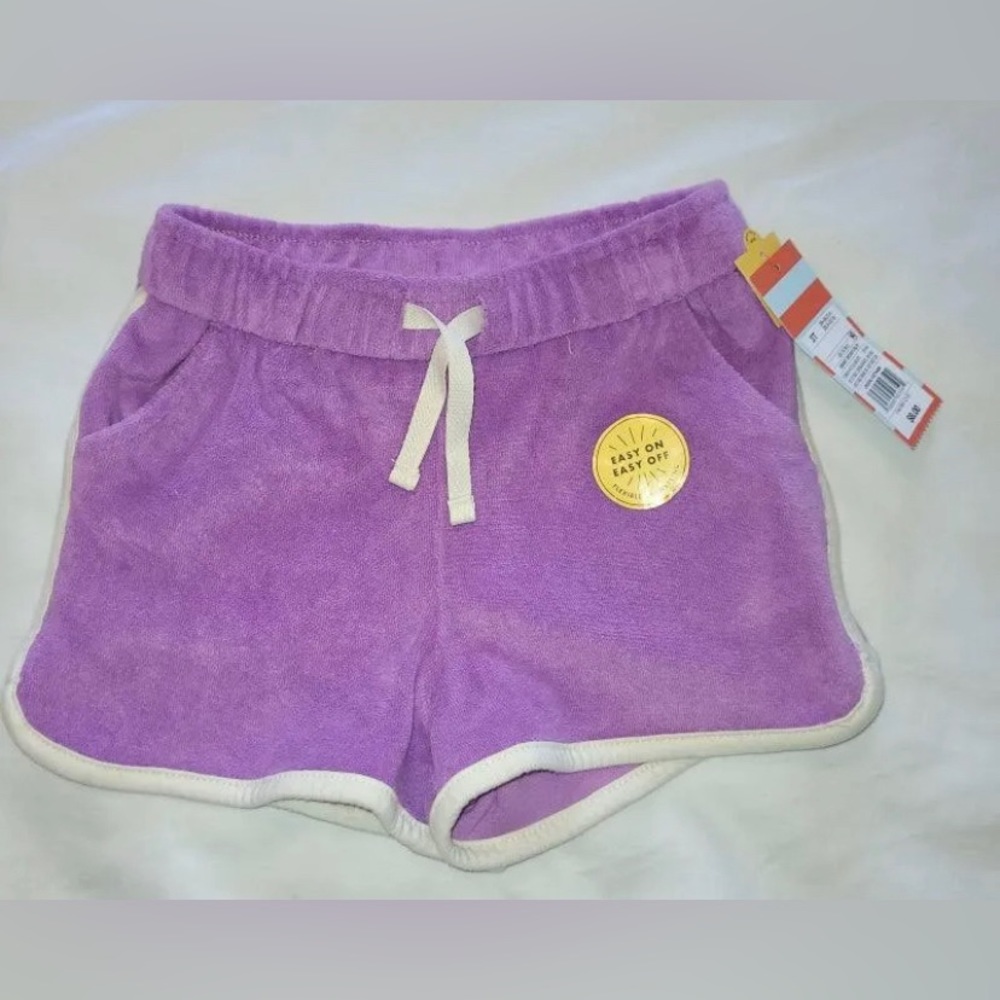 NWT! Girls Cat and Jack Terry Cloth Shorts